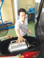 Xe máy chạy bằng gas